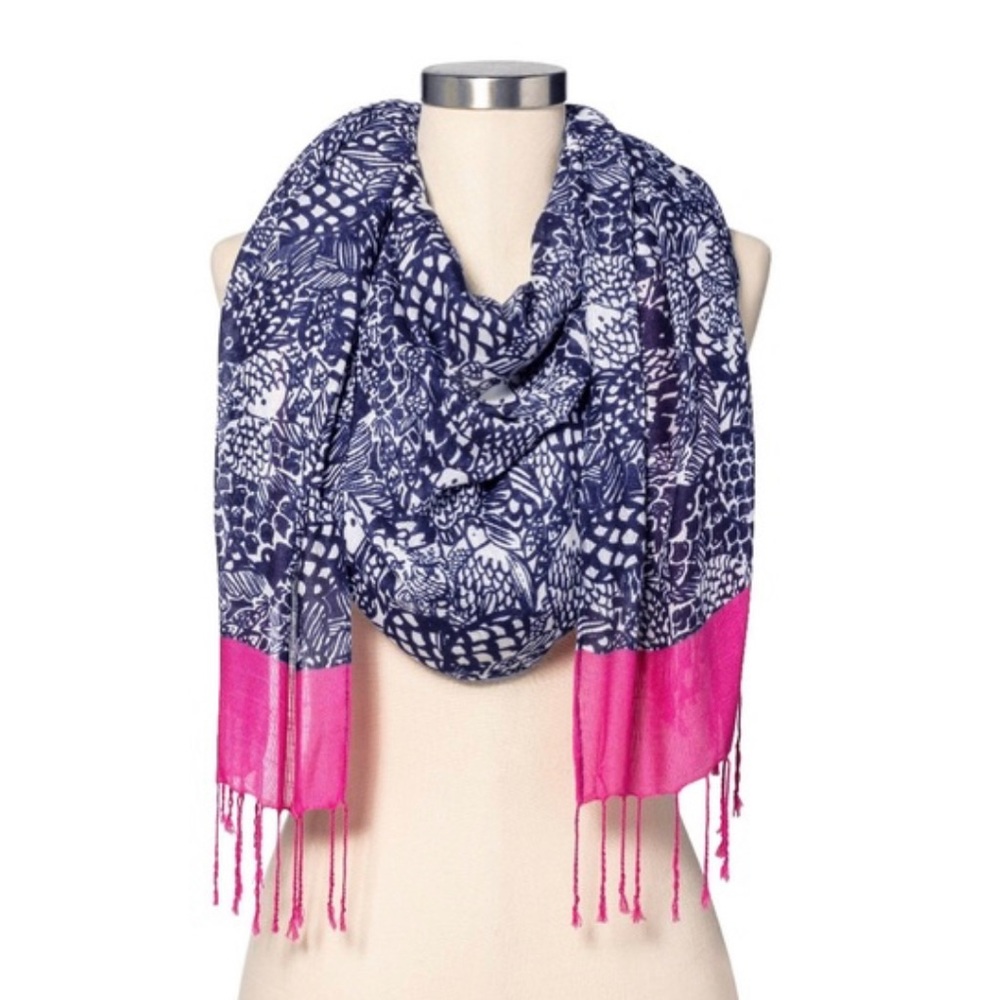 Lilly Pulitzer for Target Upstream Fringed Scarf (20th anniversary collection)